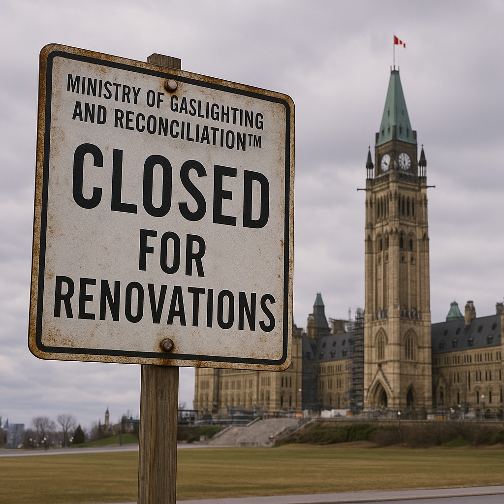 “Ministry of Gaslighting & Reconciliation™ Says: Everything’s Fine, Stop Asking Questions”